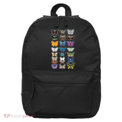 Multi Butterflies Botanical Species 16 in Basic Backpack