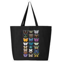 Multi Butterflies Botanical Species 25L Jumbo Tote