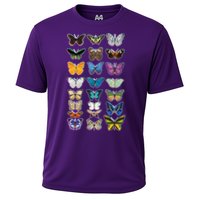 Multi Butterflies Botanical Species Performance Shirt