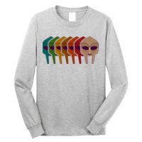 Multi Color MF DOOM Masks Long Sleeve Shirt