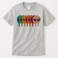 Multi Color MF DOOM Masks Tall T-Shirt