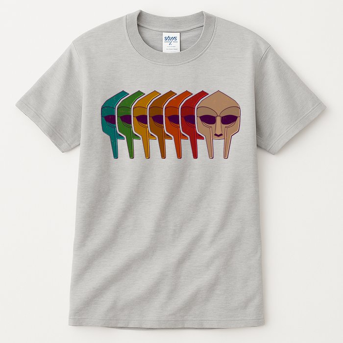 Multi Color MF DOOM Masks Tall T-Shirt