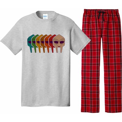 Multi Color MF DOOM Masks Pajama Set