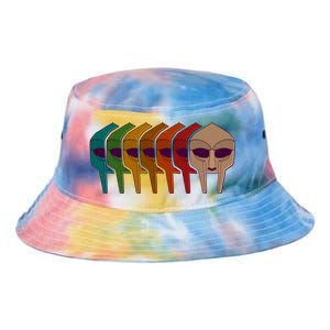 Multi Color MF DOOM Masks Tie Dye Newport Bucket Hat