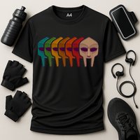 Multi Color MF DOOM Masks Performance Shirt