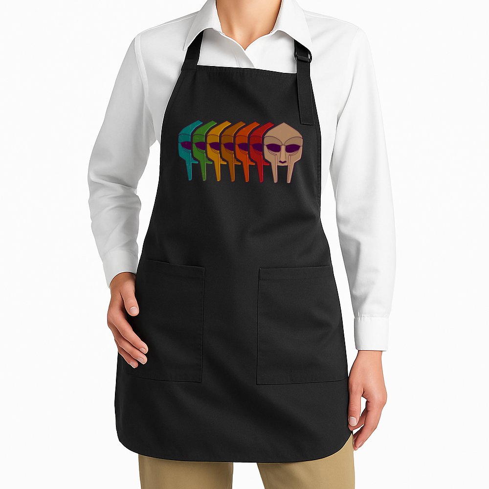 Multi Color MF DOOM Masks Apron