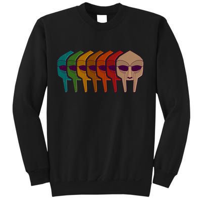 Multi Color MF DOOM Masks Sweatshirt