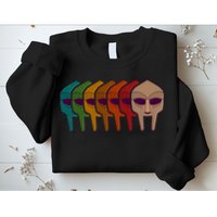 Multi Color MF DOOM Masks Sweatshirt