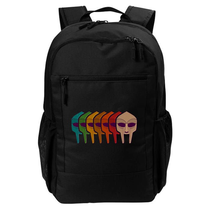 Multi Color MF DOOM Masks Backpack