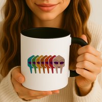 Multi Color MF DOOM Masks Mug