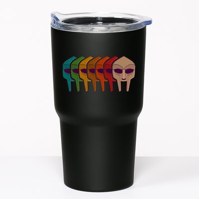 Multi Color MF DOOM Masks Tumbler