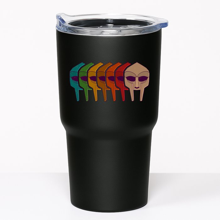 Multi Color MF DOOM Masks Tumbler