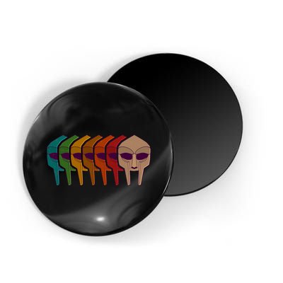 Multi Color MF DOOM Masks Magnet