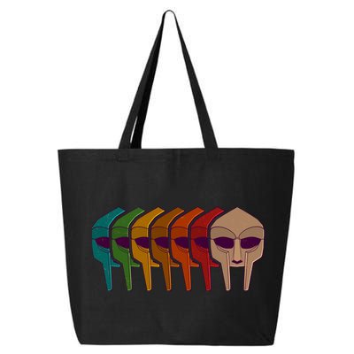 Multi Color MF DOOM Masks 25L Jumbo Tote