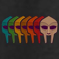 Multi Color MF DOOM Masks Trucker Hat