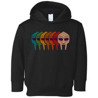 Multi Color MF DOOM Masks Toddler Hoodie