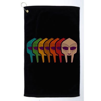 Multi Color MF DOOM Masks Golf Towel