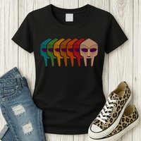 Multi Color MF DOOM Masks Womens T-Shirt