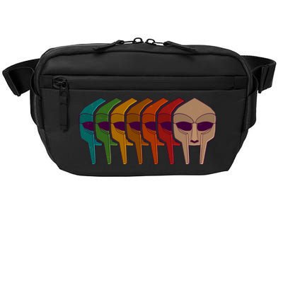 Multi Color MF DOOM Masks Crossbody Pack