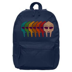 Multi Color MF DOOM Masks 16 in Basic Backpack