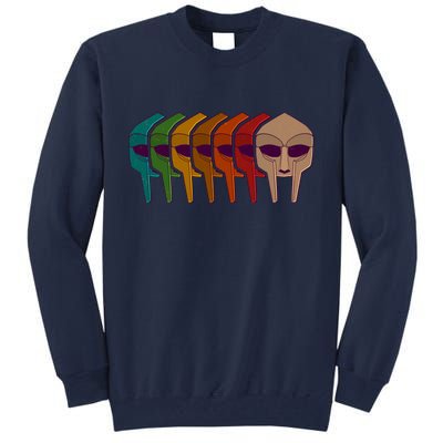 Multi Color MF DOOM Masks Tall Sweatshirt