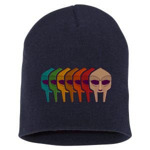 Multi Color MF DOOM Masks Short Acrylic Beanie