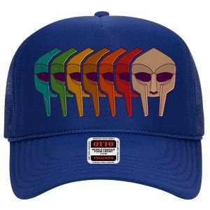 Multi Color MF DOOM Masks High Crown Mesh Back Trucker Hat