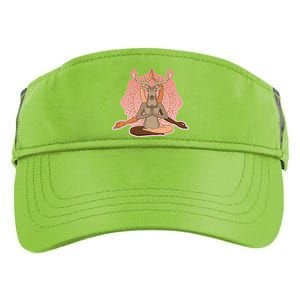 Multi-Ethnic Unity Yoga Deer Adult Drive Performance Visor