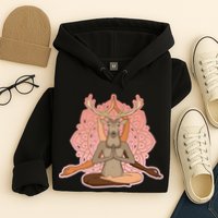 Multi-Ethnic Unity Yoga Deer Hoodie