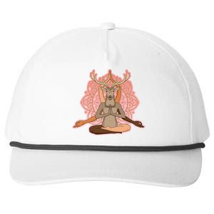 Multi-Ethnic Unity Yoga Deer Snapback Five-Panel Rope Hat