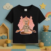 Multi-Ethnic Unity Yoga Deer Toddler T-Shirt
