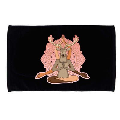 Multi-Ethnic Unity Yoga Deer Microfiber Hand Towel