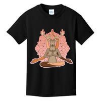 Multi-Ethnic Unity Yoga Deer Kids T-Shirt