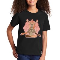 Multi-Ethnic Unity Yoga Deer Kids T-Shirt