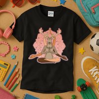 Multi-Ethnic Unity Yoga Deer Kids T-Shirt