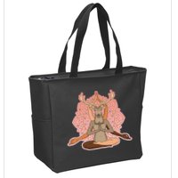 Multi-Ethnic Unity Yoga Deer Zip Tote Bag