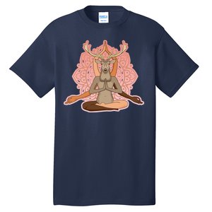 Multi-Ethnic Unity Yoga Deer Tall T-Shirt