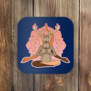 Multi-Ethnic Unity Yoga Deer Coaster