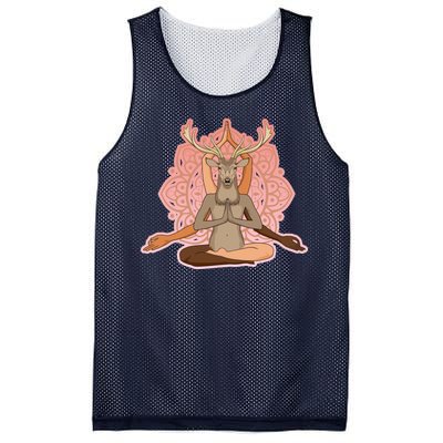 Multi-Ethnic Unity Yoga Deer Mesh Reversible Basketball Jersey Tank