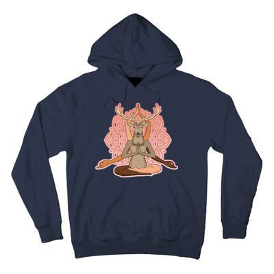 Multi-Ethnic Unity Yoga Deer Tall Hoodie