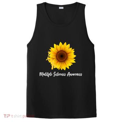 Multiple Sclerosis Awareness Sunflower PosiCharge Competitor Tank