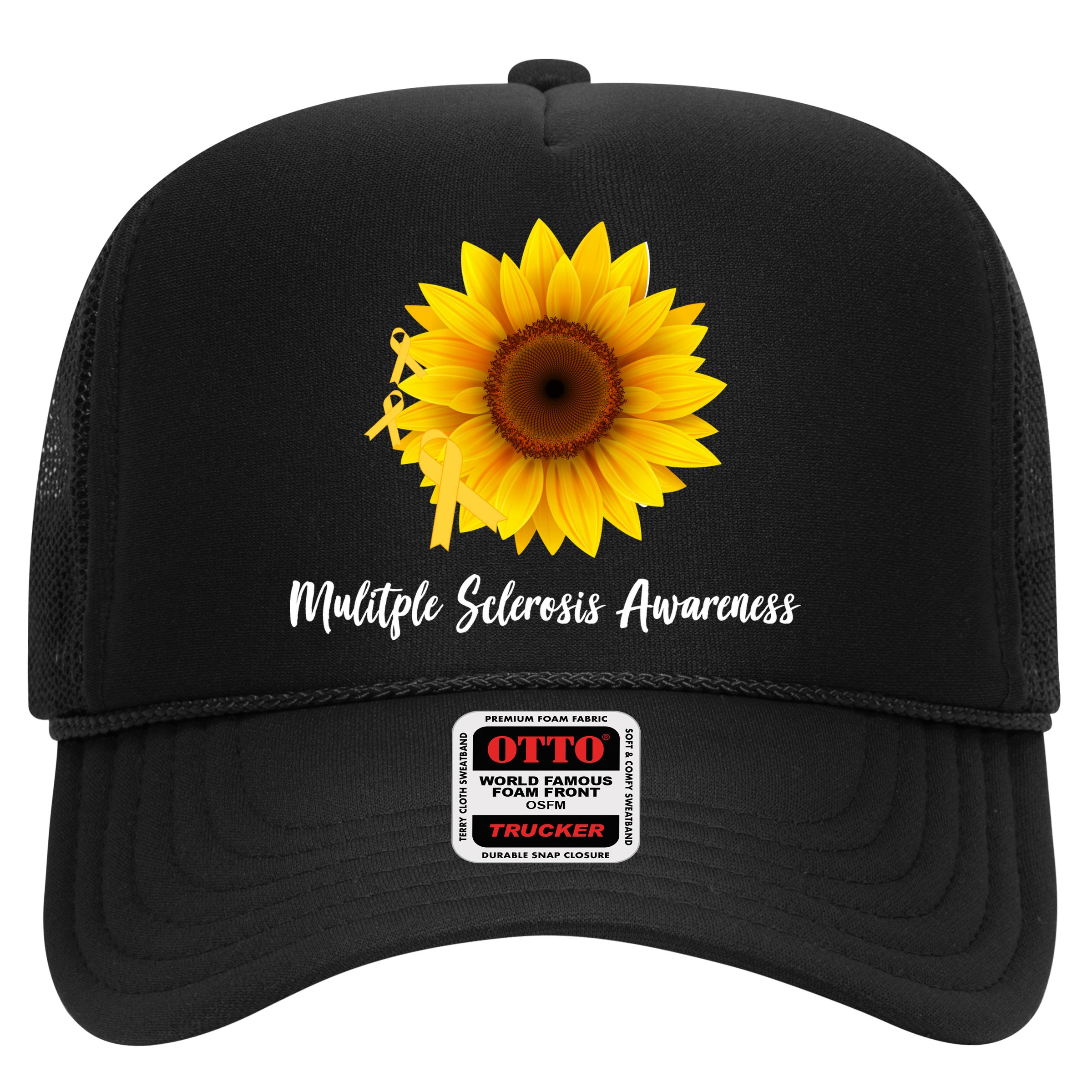 Multiple Sclerosis Awareness Sunflower Hat