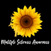 Multiple Sclerosis Awareness Sunflower Cropped Pullover Crew