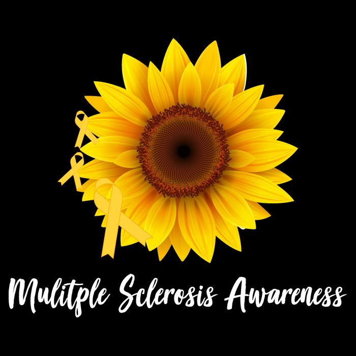 Multiple Sclerosis Awareness Sunflower Wool Snapback Cap