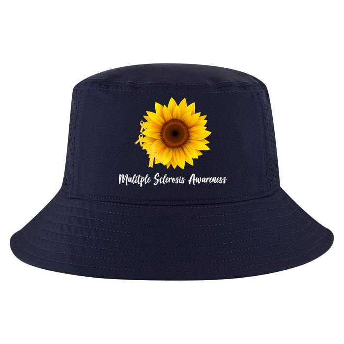 Multiple Sclerosis Awareness Sunflower Cool Comfort Performance Bucket Hat