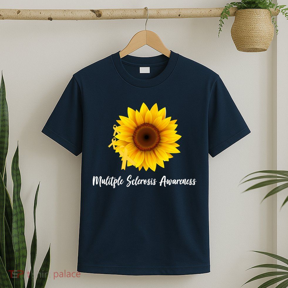 Multiple Sclerosis Awareness Sunflower T-Shirt