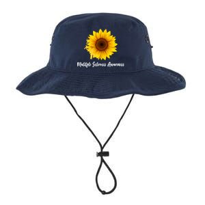 Multiple Sclerosis Awareness Sunflower Legacy Cool Fit Booney Bucket Hat