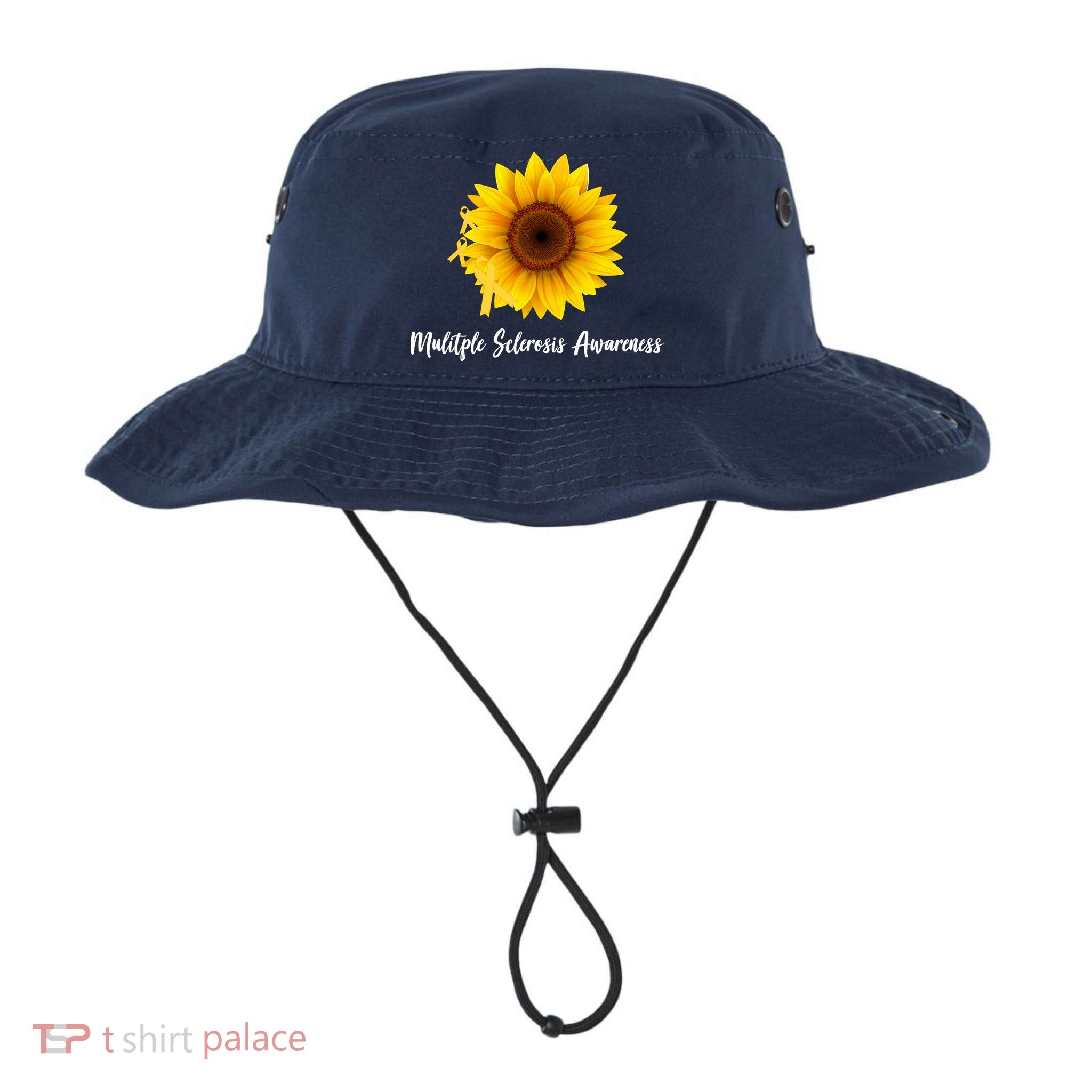 Multiple Sclerosis Awareness Sunflower Bucket Hat