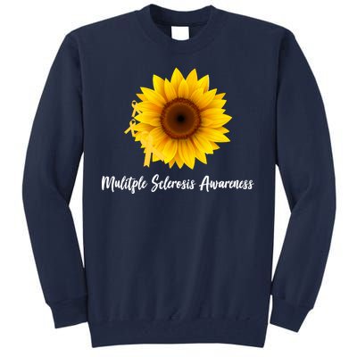 Multiple Sclerosis Awareness Sunflower Tall Sweatshirt