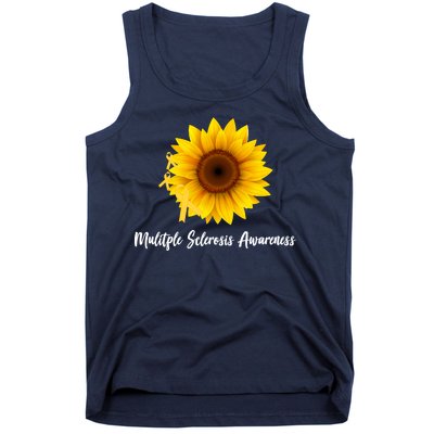 Multiple Sclerosis Awareness Sunflower Tank Top